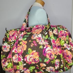 Vera bradley floral duffle